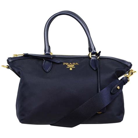 vintage blue prada bag